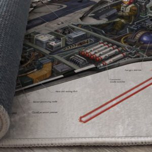 Kuat RZ-1 A-Wing rug close view