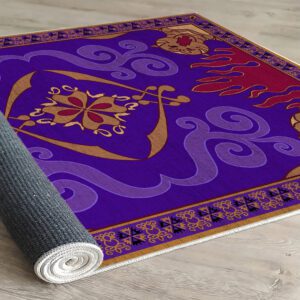 Aladdin-inspired magic carpet rug for enchanting Disney-themed interiors