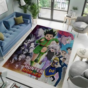 Hunter x Hunter Rug – Dynamic Floor Decor for Fans