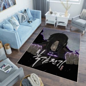 Jin Mu-Won Legend of Northern Blade rug for fans of martial arts anime